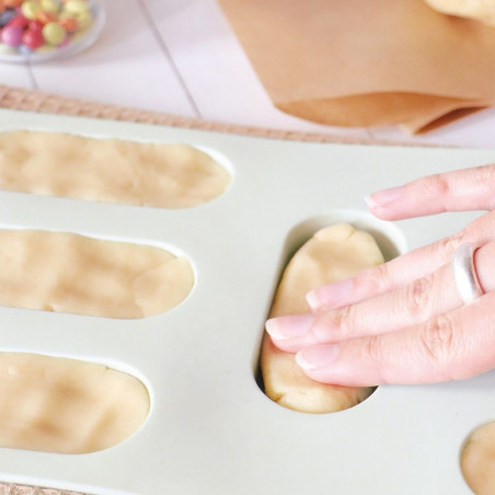 Silicone finger biscuits mould | Easy unmoulding and successful baking