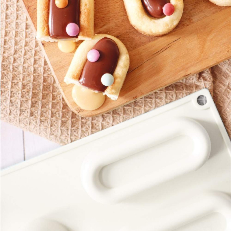 Silicone finger biscuits mould | Easy unmoulding and successful baking