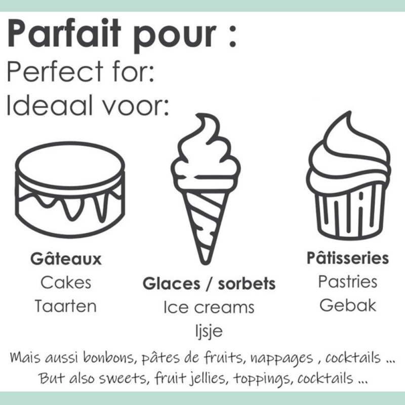 Mode d'emploi utilisation de purée de Framboise ScrapCooking®