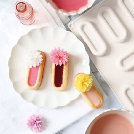 Moule silicone biscuit finger - financier fruit  - ScrapCooking®