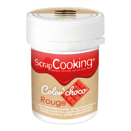 Color'choco liposoluble rouge - ScrapCooking