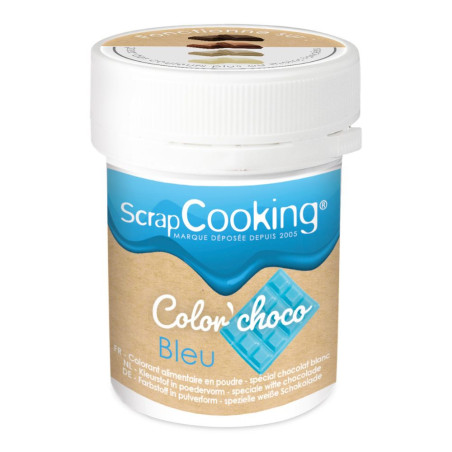 Color'choco liposoluble bleu - ScrapCooking