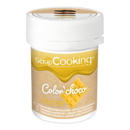 Color'choco liposoluble jaune - ScrapCooking