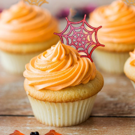 Silicone tuile mat 8 spider webs | ScrapCooking