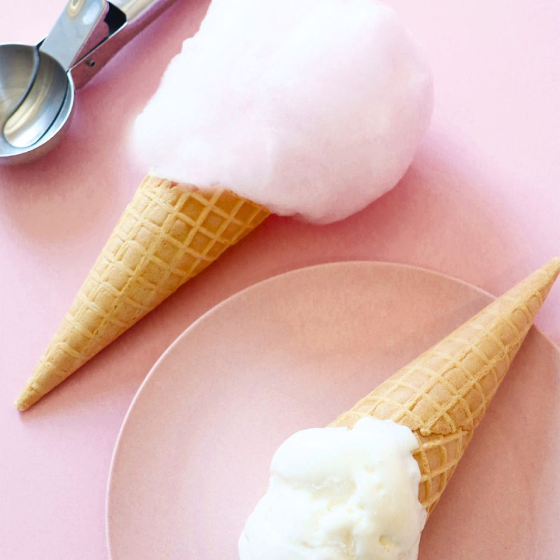 Pink candy floss tub | ScrapCooking®