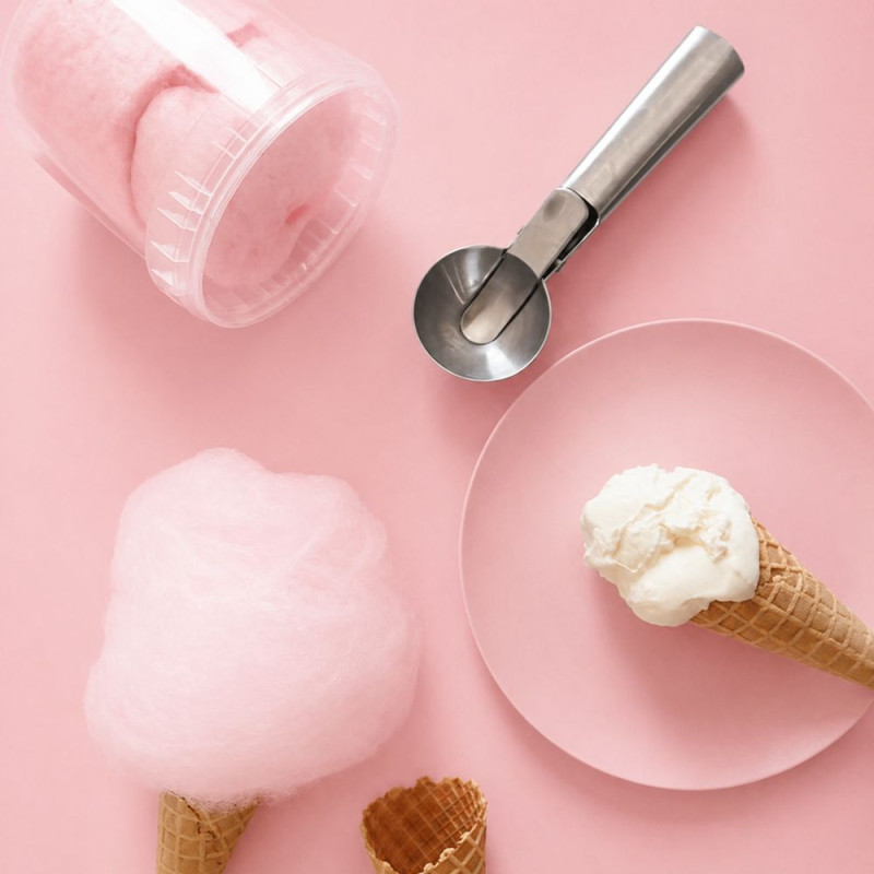 Pink candy floss tub | ScrapCooking®