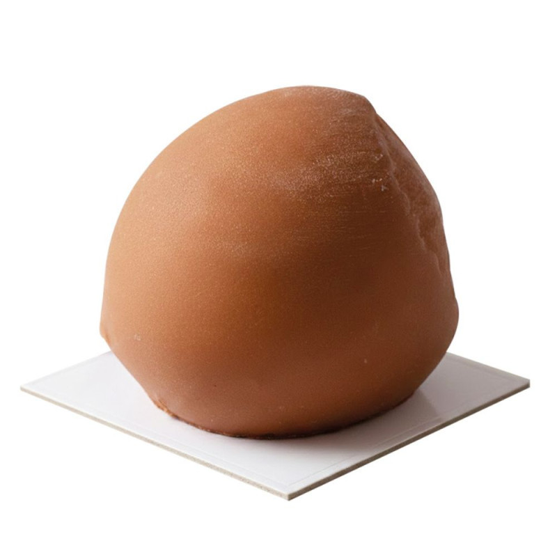 Ambiance gâteau trompe l'œil noisette