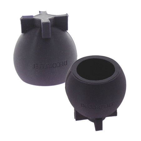 Moule trompe l'œil en silicone forme fruit de la passion