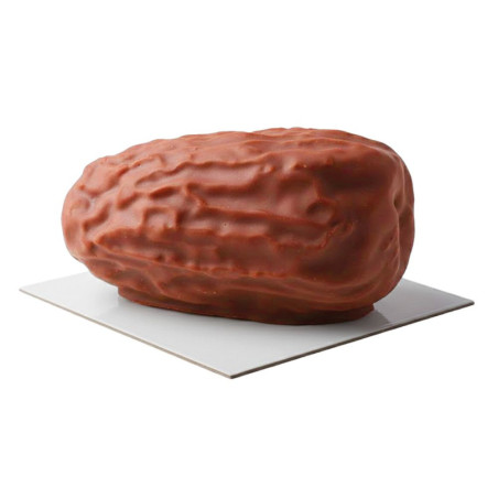 Ambiance entremet trompe l'œil en forme de datte réaliste