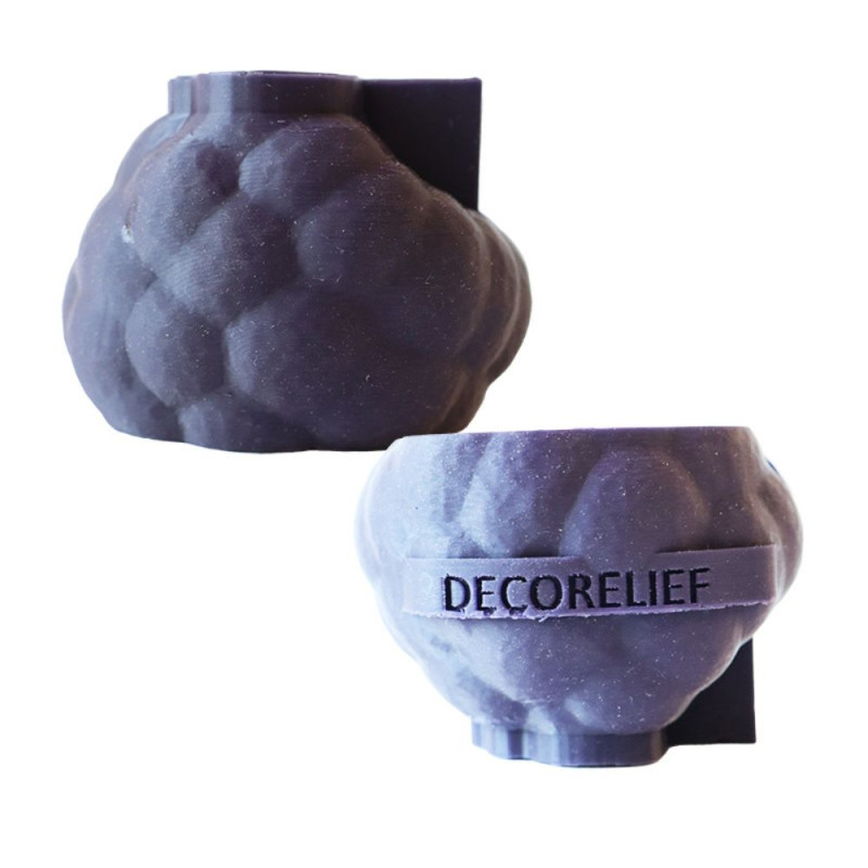 Moule silicone trompe l'œil framboise
