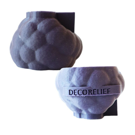 Moule silicone trompe l'œil framboise