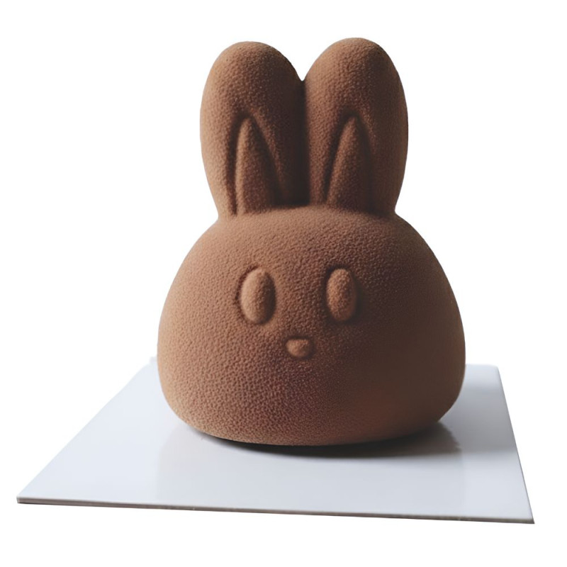 Entremets trompe-l'œil Lapin individuel - Déco Relief