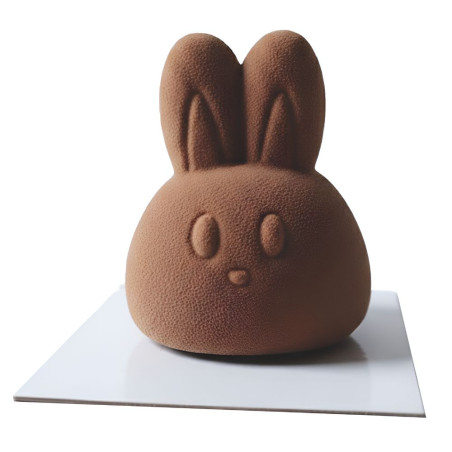 Easter bunny chocolate illusion cake 3D