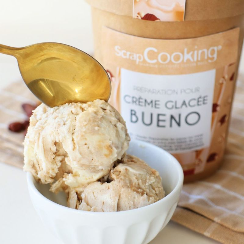 Préparation crème glacée style "Bueno"
