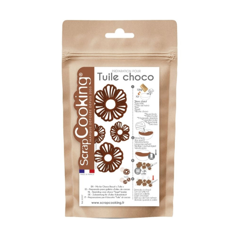 Préparation pour tuiles Choco 120g - ScrapCooking