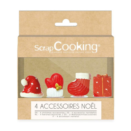 4 deco accessories christmas - ScrapCooking