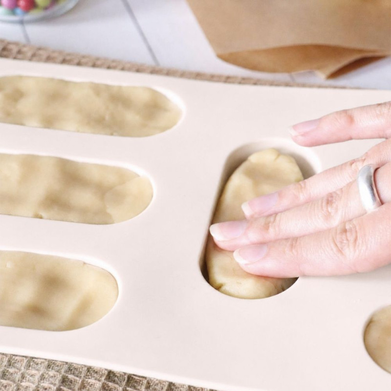 Silicone finger biscuits mould | Easy unmoulding and successful baking