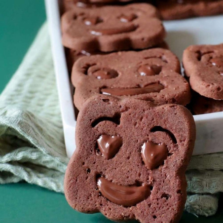 Silicone smiley face biscuits mold | ScrapCooking®