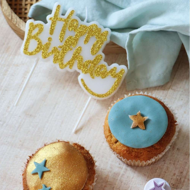 Bougie d'anniveraire XXL "Happy Birthday"