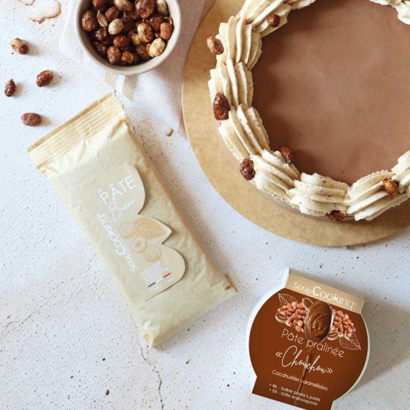 Pâte praliné chouchou / cacahuètes 200g layer cake