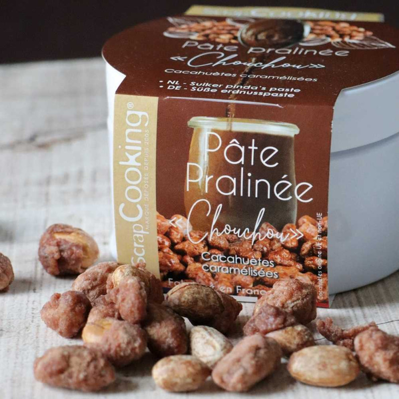 Pâte praliné chouchou / cacahuètes 200g pot et cacahuète caramélisées