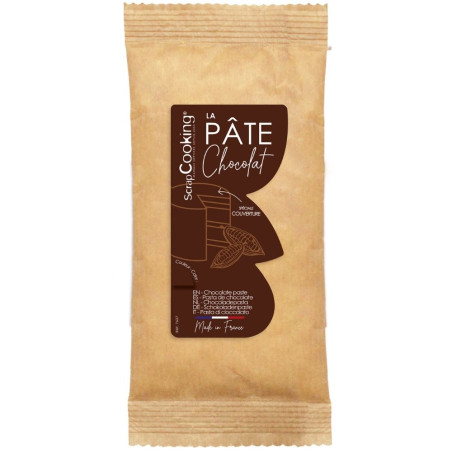 Pâte à chocolat - goût Intense 400g pack - ScrapCooking