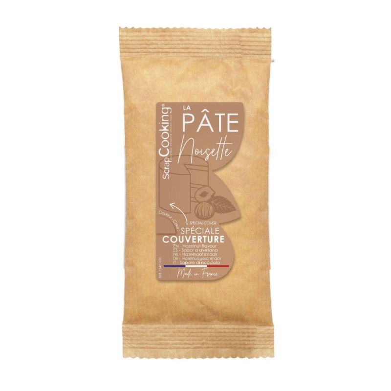 Modelling chocolate paste - hazelnut flavour 250g | ScrapCooking