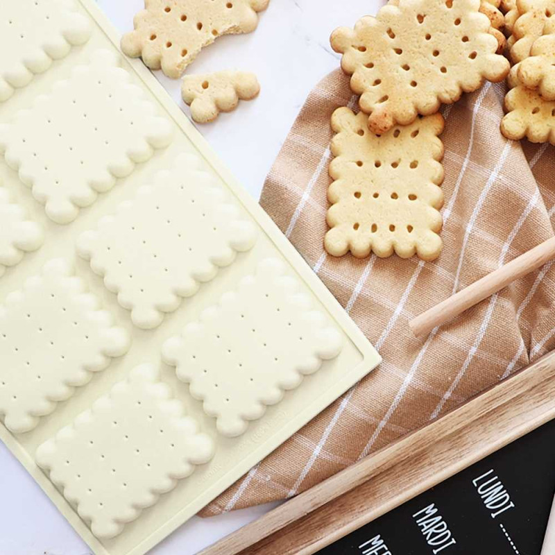 Shortbread biscuits cake mix | ScrapCooking®