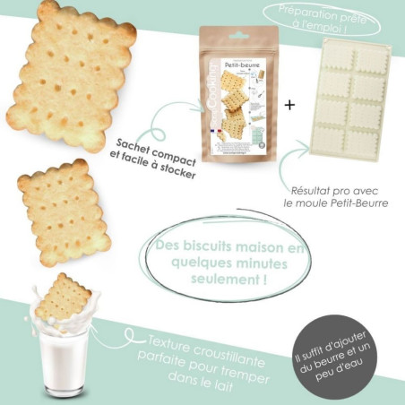 Shortbread biscuits cake mix | ScrapCooking®