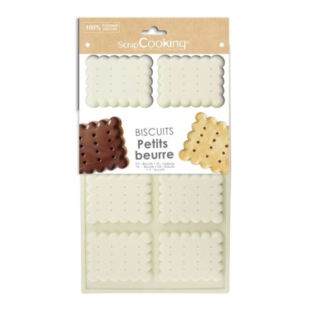 Moule biscuit Petits beurre pack - ScrapCooking