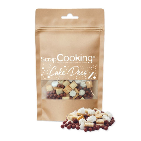 Sachet + décors mini biscuits petit-beurre gourmands - ScrapCooking