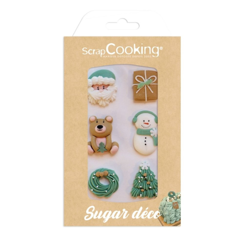 Christmas at the Chalet Sweet Decorations Plate - ScrapCooking