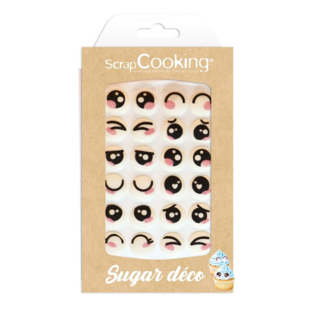Kawaii Eyes Sweet Decoration Sheet - ScrapCooking®
