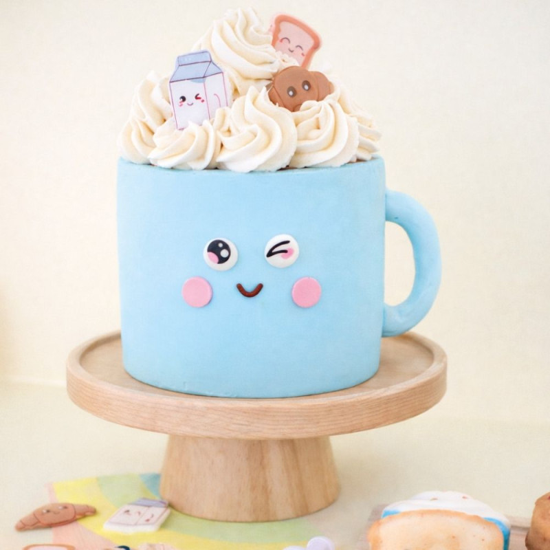 Ambiance avec décors sucrés petit déjeuner Kawaii - ScrapCooking