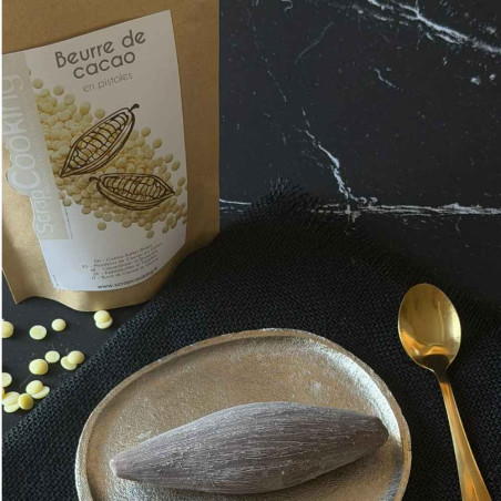 Ambiance with cocoa butter drops - ScrapCooking