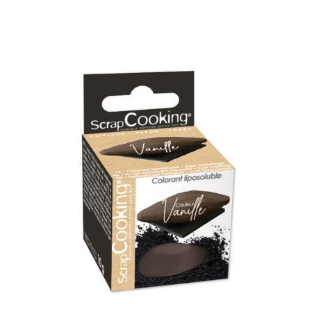 Fat-soluble vanilla pod powder food colouring - ScrapCooking