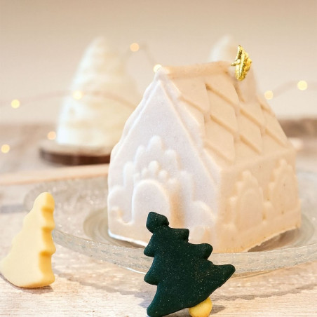 How to make a white chocolate chalet - ScrapCooking