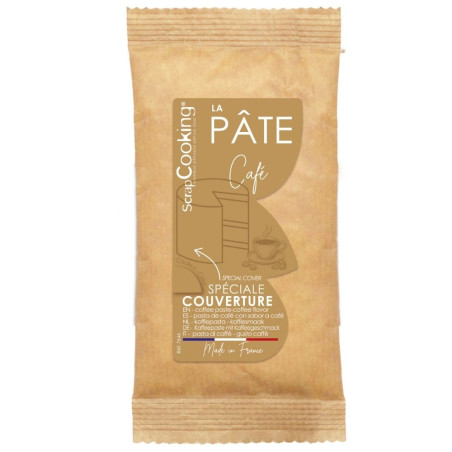 Pâte de couverture aromatisée café 400g - ScrapCooking