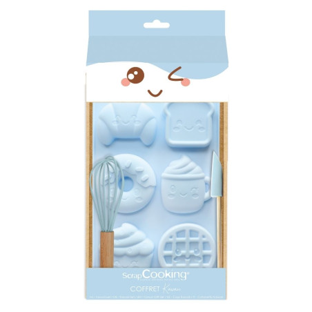 Pack coffret ustensiles pâtisserie enfant Kawaii - ScrapCooking