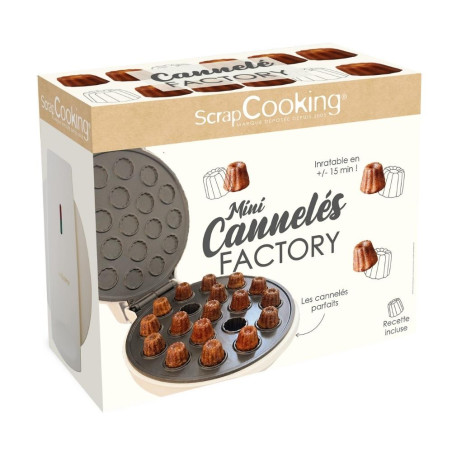 Pack appareil à mini cannelés maison Factory - ScrapCooking
