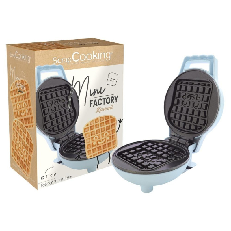 Pack + Appareil gaufre kawaii - ScrapCooking