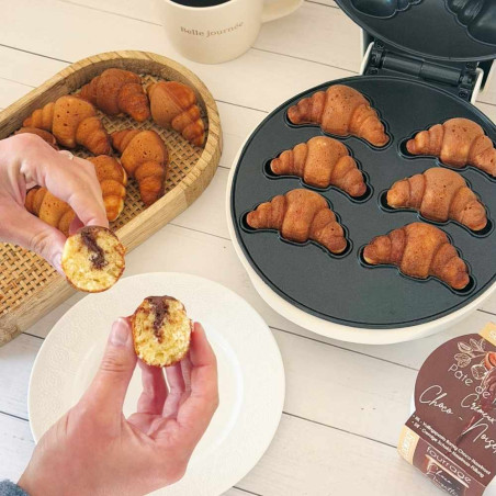 Photo découpe mini croissant avec appareil - ScrapCooking