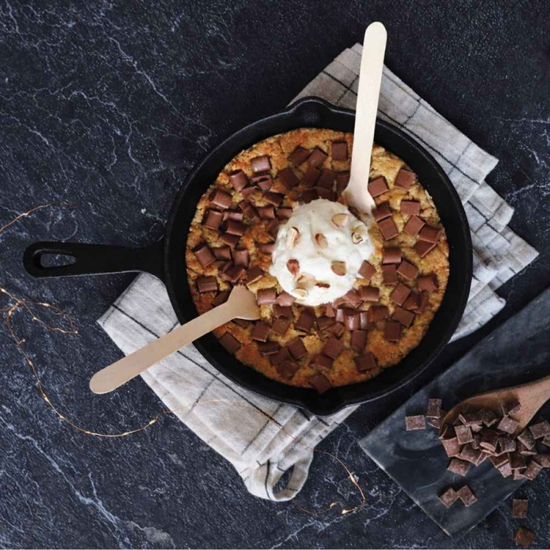 Ambiance cookies XXL avec poêle en fonte - ScrapCooking