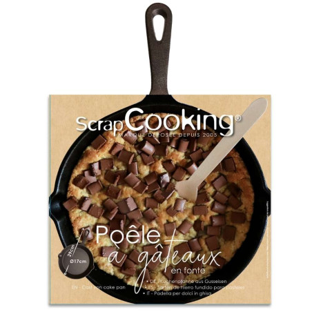 Cast-iron pan set for giant biscuits and XXL cakes - ScrapCooking
