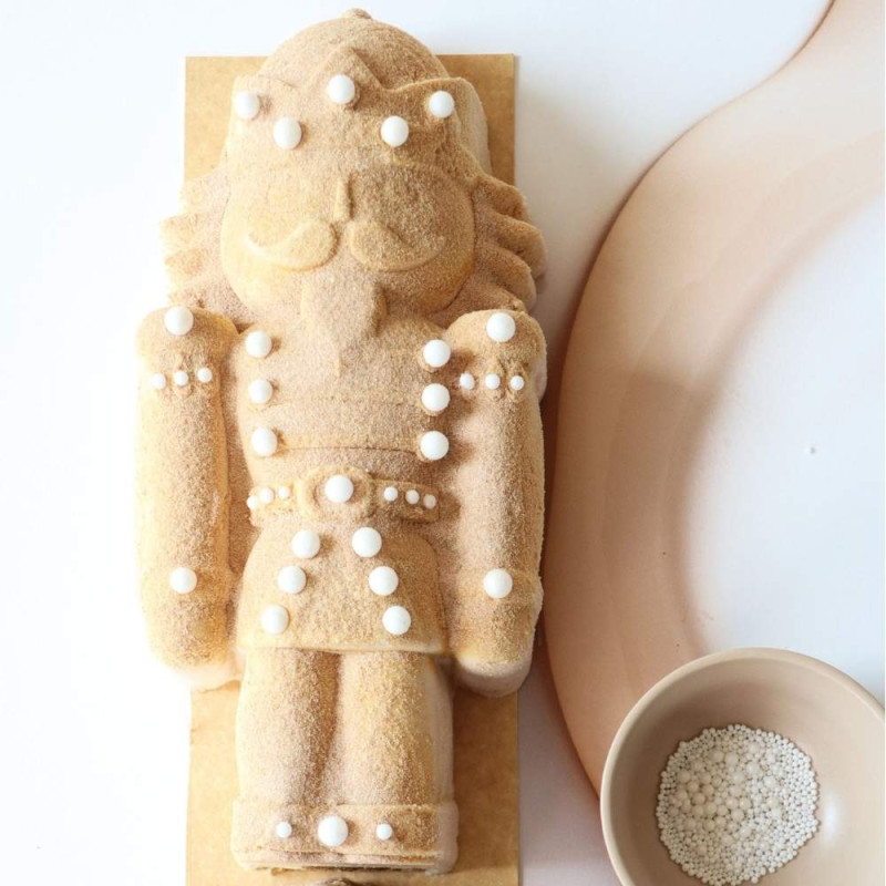 Photo ambiance bûche Casse-noisette - ScrapCooking