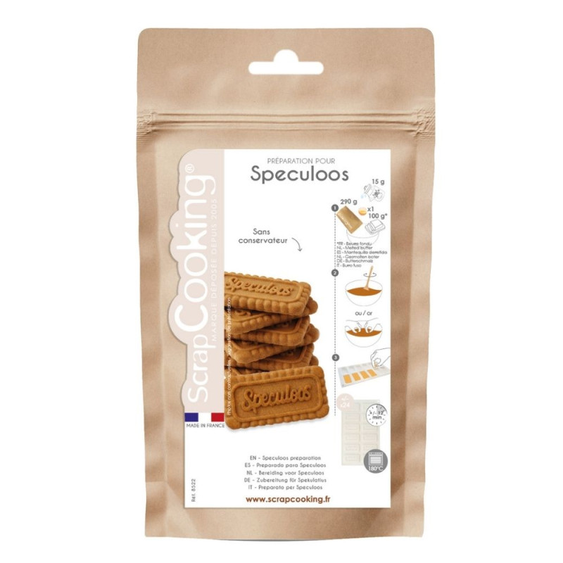 Packet of powdered mix for homemade speculoos – ScrapCooking®