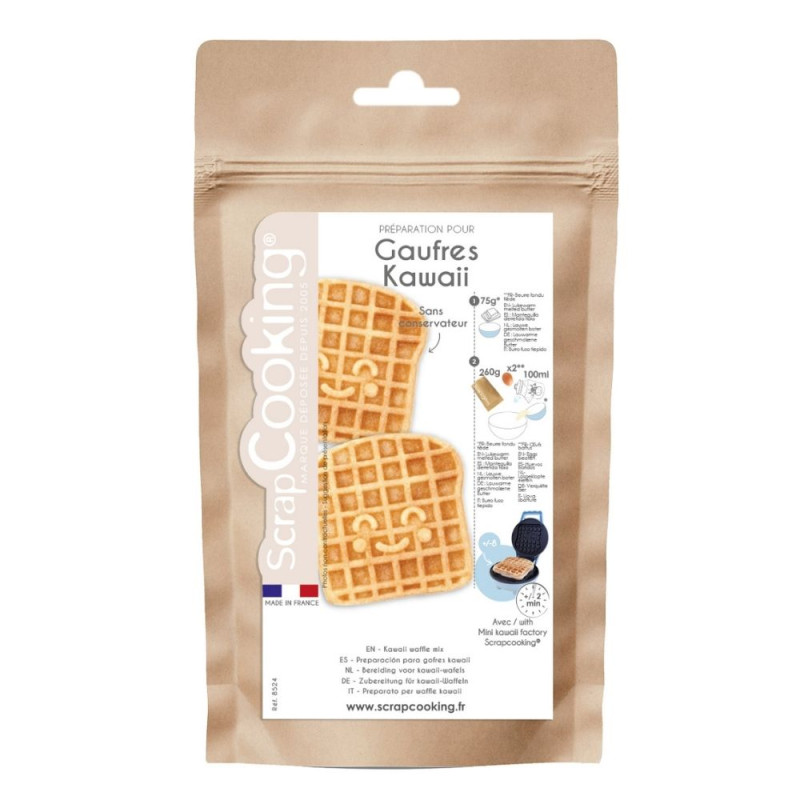 Kawaii Waffle Mix Sachet - ScrapCooking®