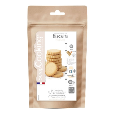 Sachet prépa pour biscuits natures maison - ScrapCooking®