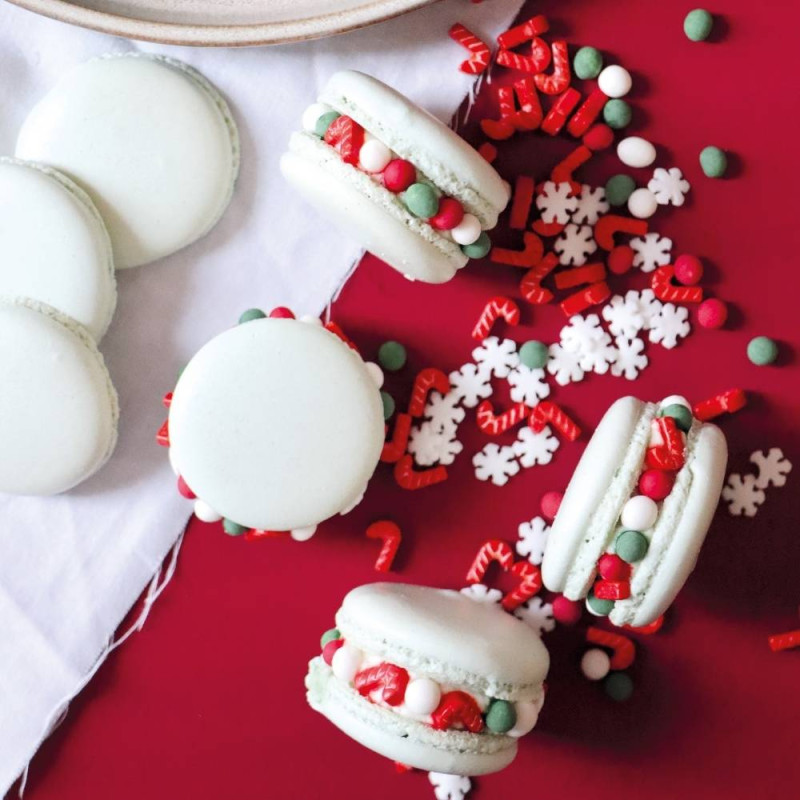 Christmas macaron theme - ScrapCooking