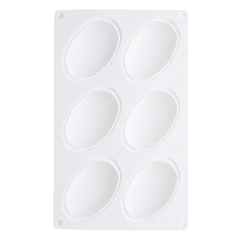 Intérieur moule silicone trompe-l’œil pistache - 6 empreintes - ScrapCooking